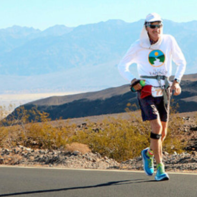 Ultra-marathon runner John Radich spreads the teachings of TWTH on his runs